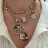 Milestones by AB for Eriness Diamond Marquis Coiled Snake Charm Pendant