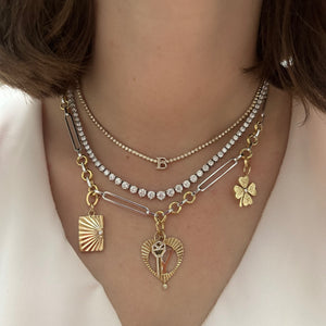 Petite Sparkle Diamonds Are Key Charm
