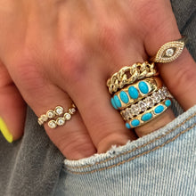 Turquoise Oval Nomad Dome Ring