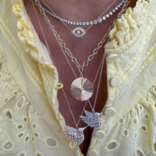 Baguette Diamond Hummingbird Necklace