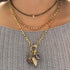 Round Moonstone Tennis Necklace