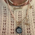 Petite Freshwater Pearl Necklace with Rainbow Silk