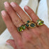 Tourmaline Ouroboros Snake Ring