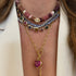 Juicy Oval Tanzanite 1/2 Tennis Necklace