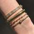 Segmented Bezel Set Emerald Cut Diamond Bracelet