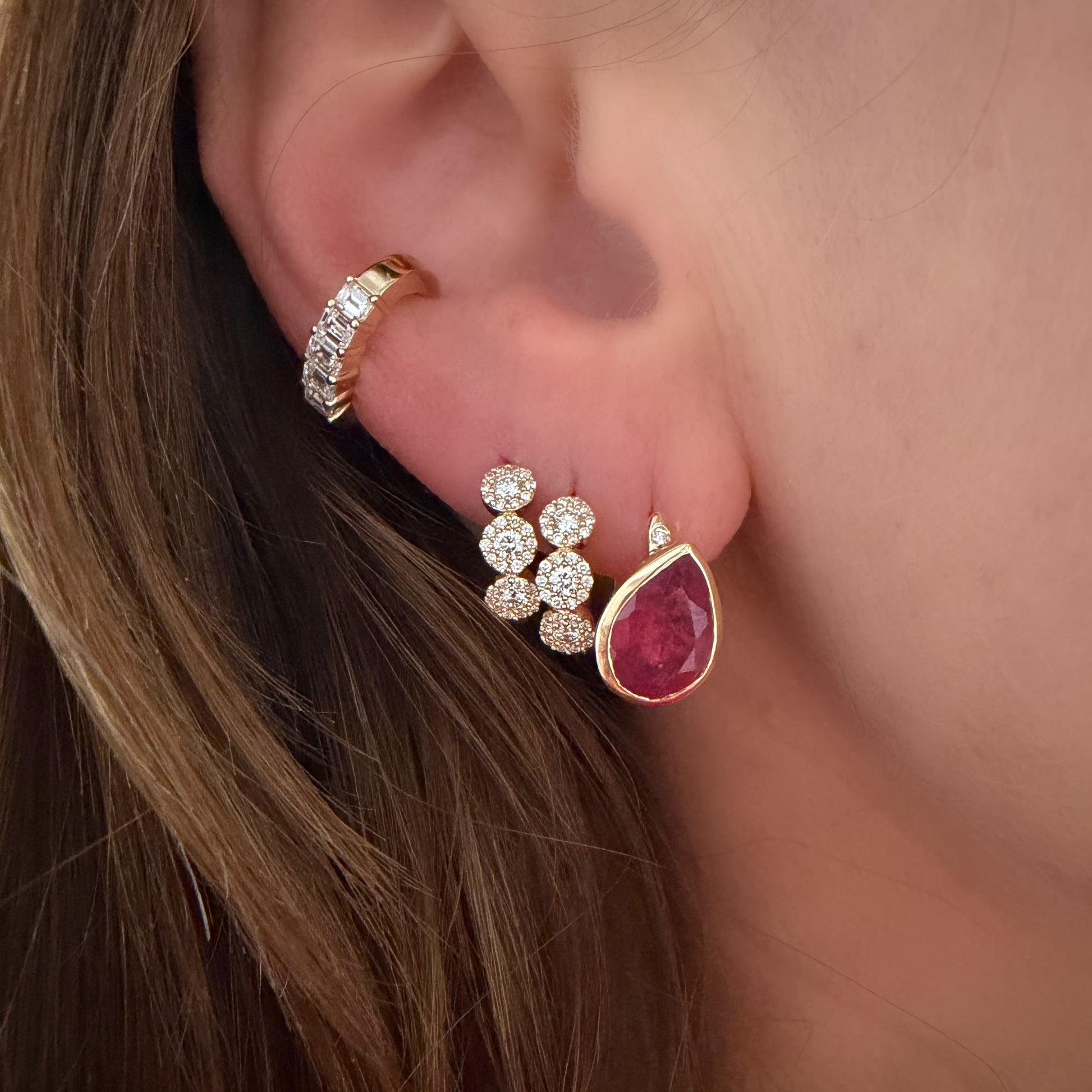 Baguette Diamond Ear Cuff