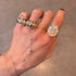 Twisted Gold & Diamond  Dome Ring