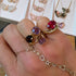 Heart Smoky Quartz Gem Candy Ring