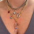 Large Tourmaline Gumdrop Cabochon Charm