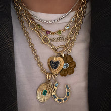 One of a Kind Puffy Mariner Link Gold Chain Necklace