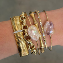 Oval Chunky Gold Chain Bracelet