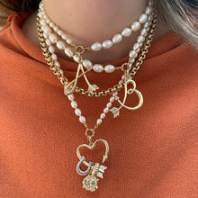 Extra Long Seed Pearl Trio Necklace