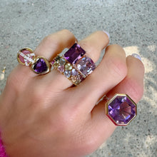 Gossip Gemstone Octagon Statement Ring