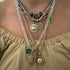 Sunbeam Pearl Medallion Charm Pendant