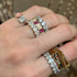 Toi & Moi Pink & White Lab Grown Diamond Ring