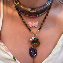 Tigers Eye Beaded Necklace with Gold Enhancer Clasp