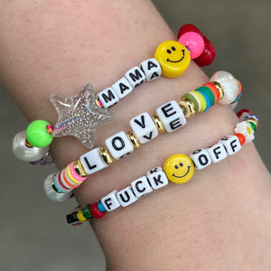 Small Mama Beaded Icons Bracelet