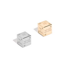 Gold or Silver Fortune Dice Toy Charm