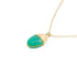 Found Large Cap Gemstone Pendant Necklace