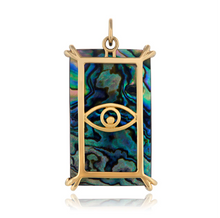 Hand Carved Queen of Cups Tarot Card Charm