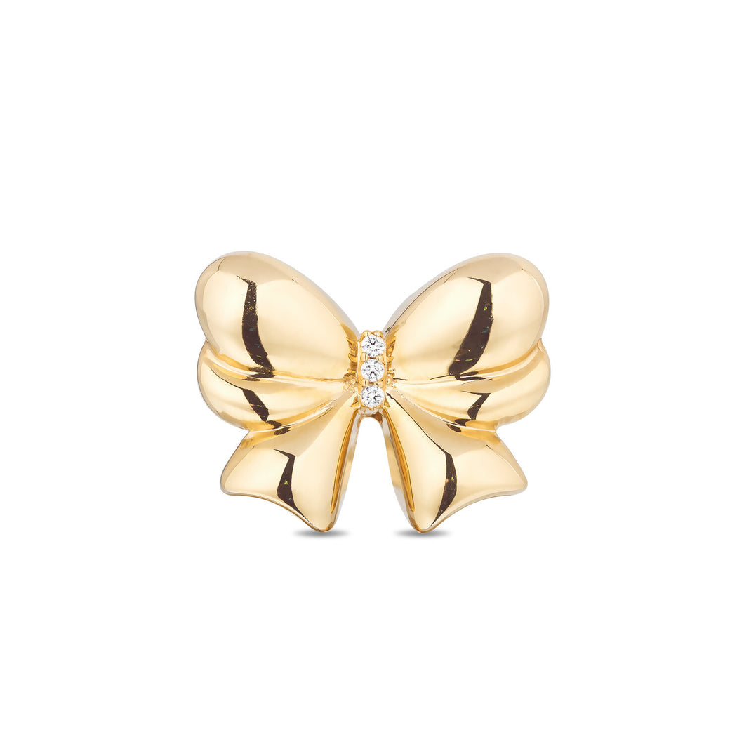 Gold Evie Bow Ring