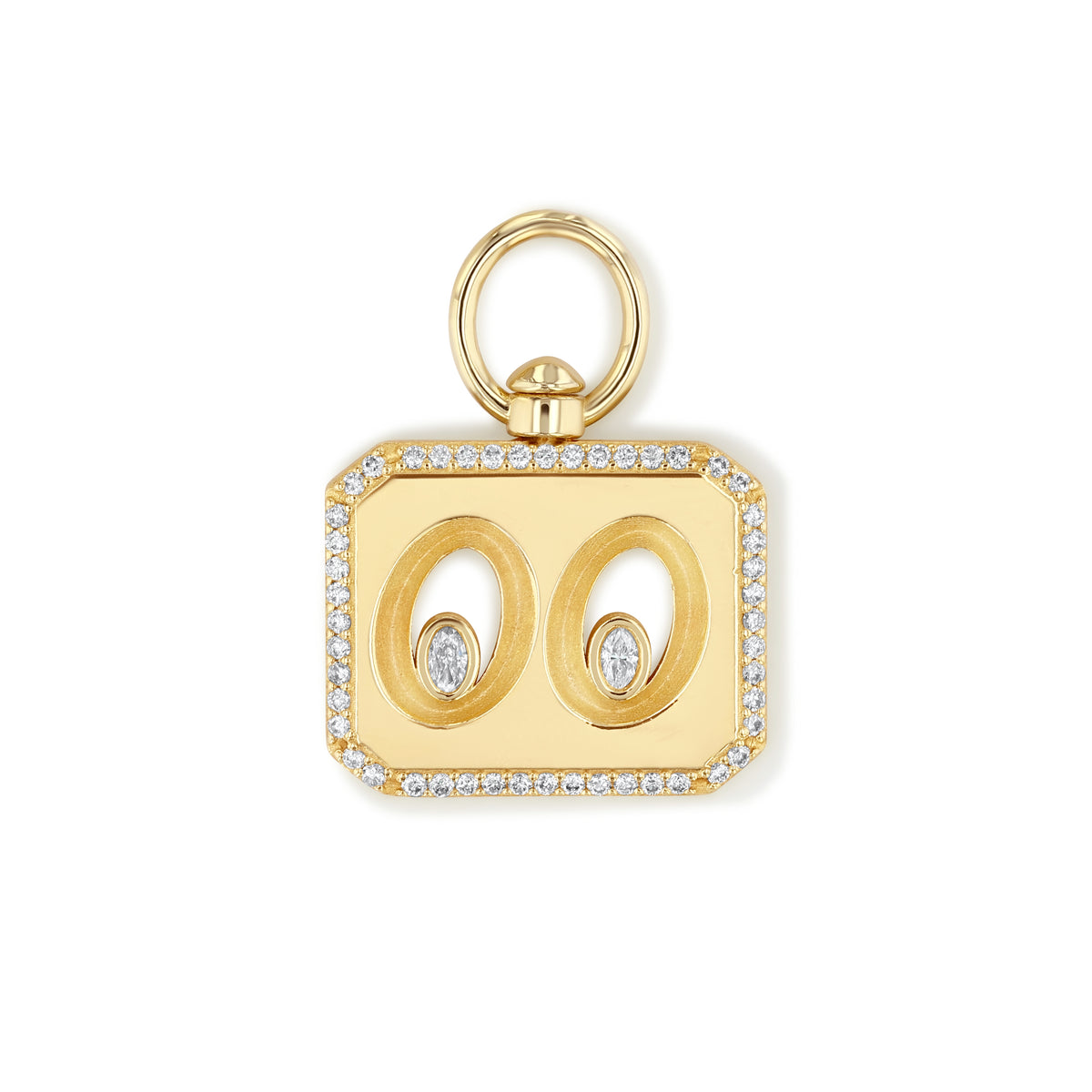 Looking Forward Swivel Charm