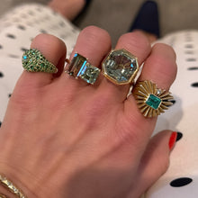 Gossip Gemstone Octagon Statement Ring