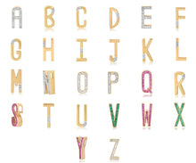 Slide-On Grandsize Encrusted Initial