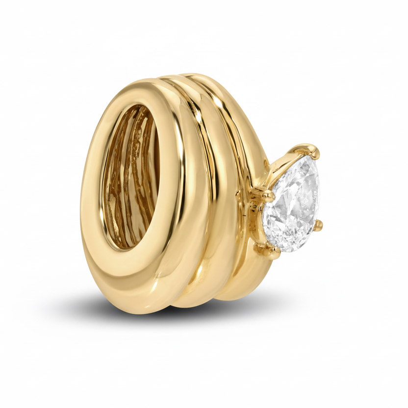 Groovy Lab Grown Diamond Era Big Bead