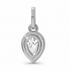 Groovy Lab Diamond Pear Hinged Charm