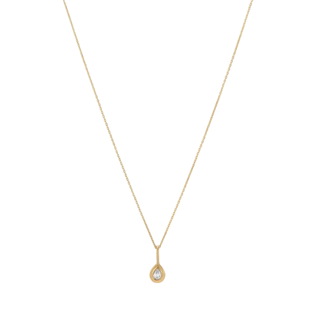 Groovy Diamond Teardrop Mini Charm