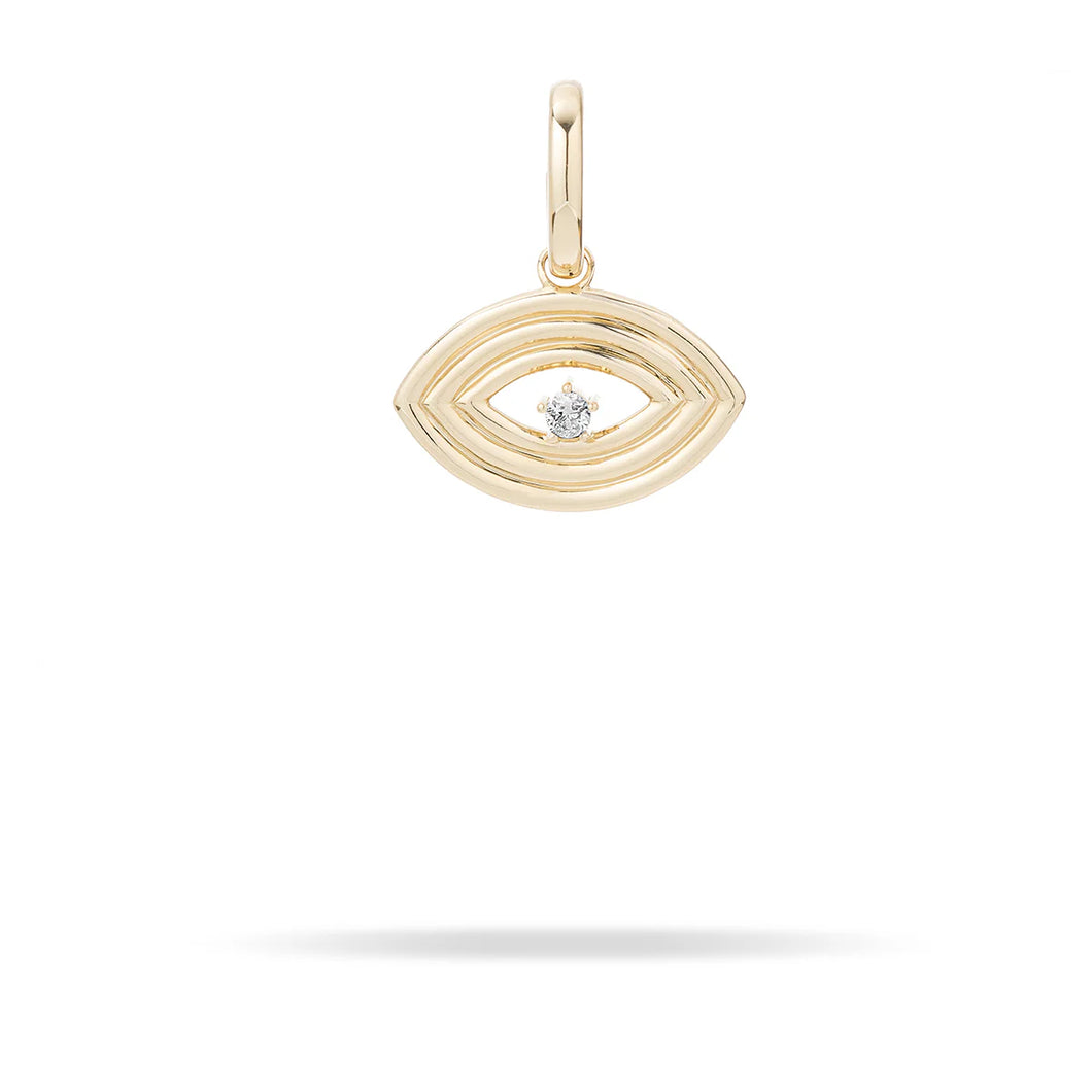 Groovy Mini Diamond Evil Eye Charm