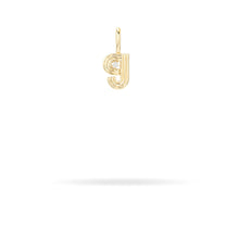 Groovy Mini Diamond Initial Charm