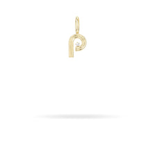 Groovy Mini Diamond Initial Charm