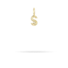 Groovy Mini Diamond Initial Charm