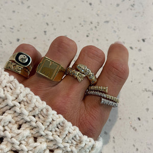 7 Ways to Look Good Wearing Silver Rings - Statement Collective
