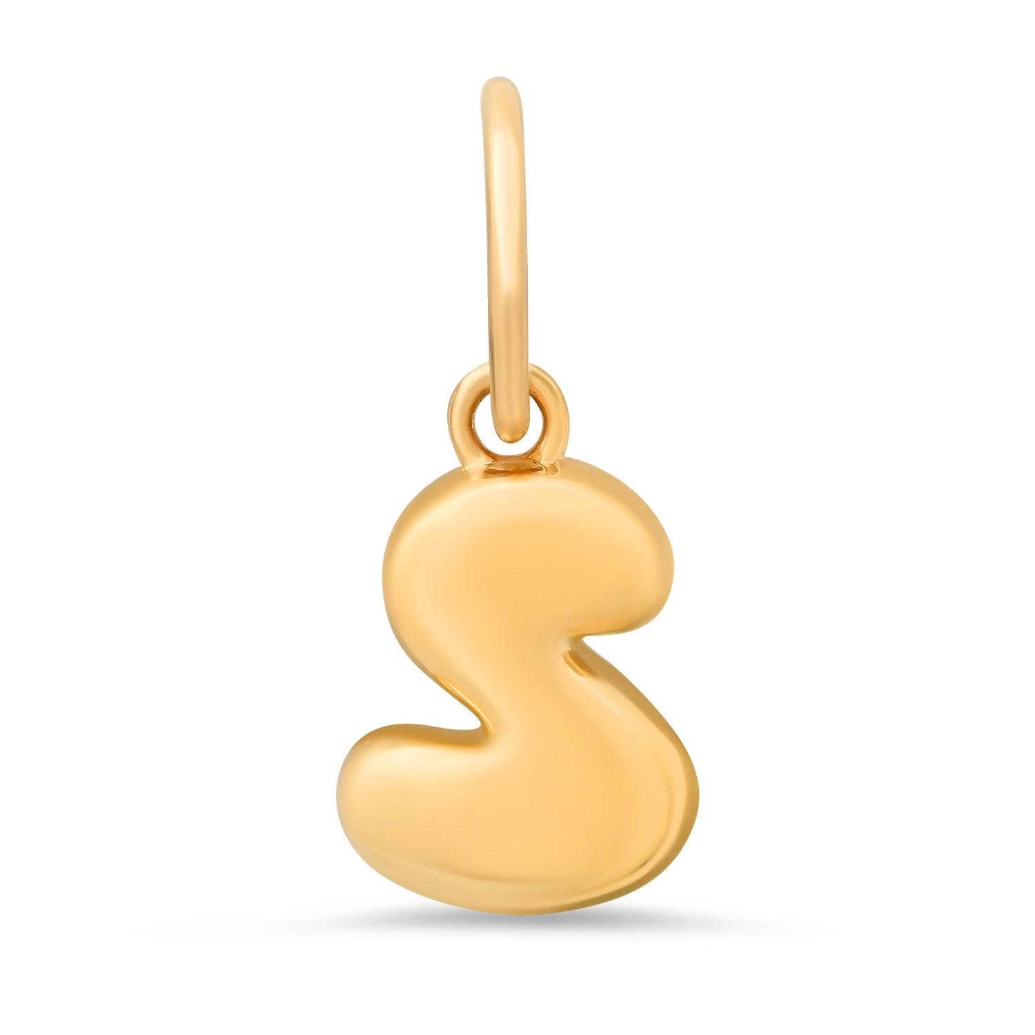 Happy Helium Gold Initial Charm