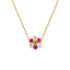 Family Blooms Pendant Flower Necklace