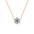 Family Blooms Pendant Flower Necklace