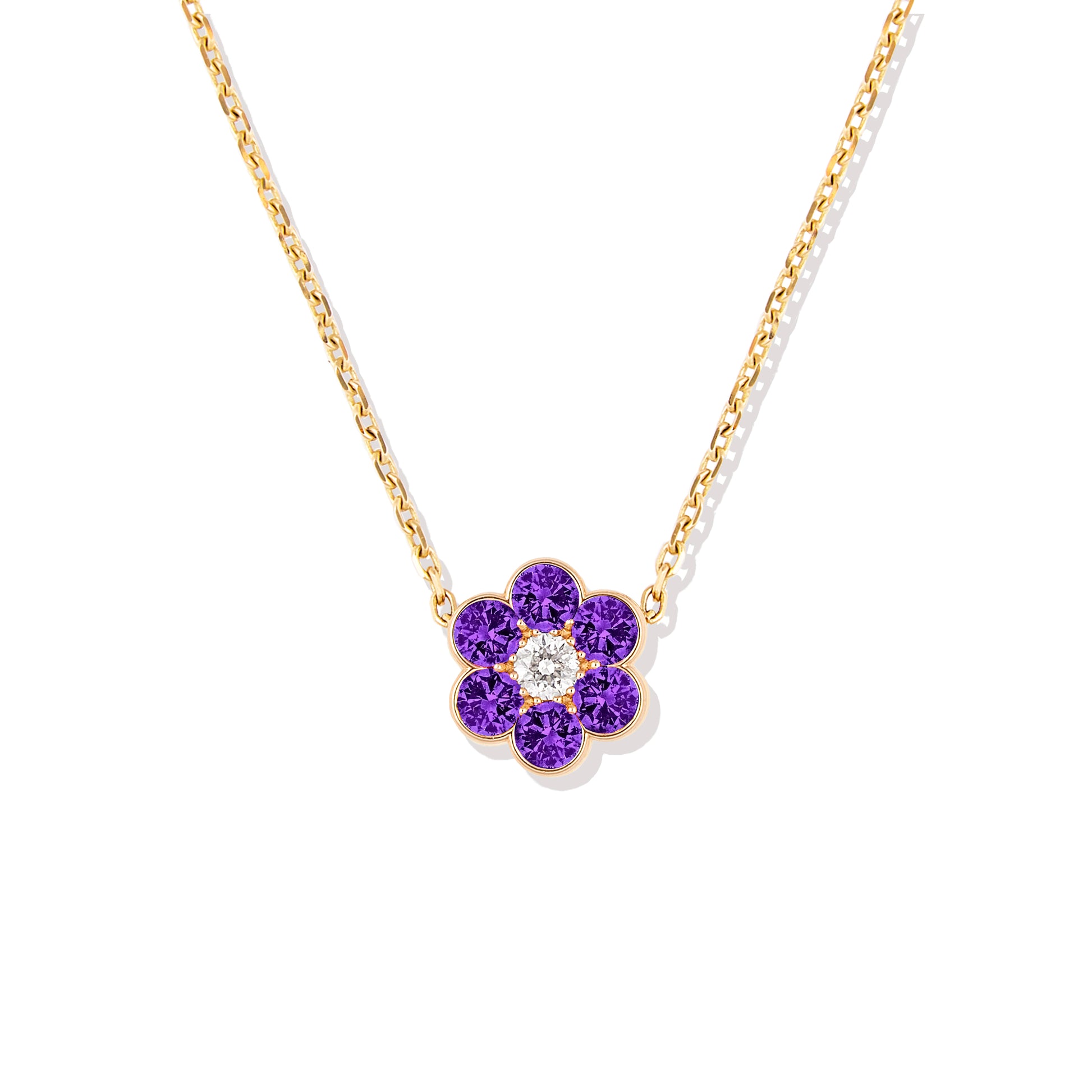 Family Blooms Pendant Flower Necklace