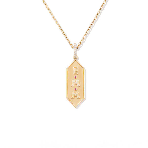 Medium Family Medallion Charm