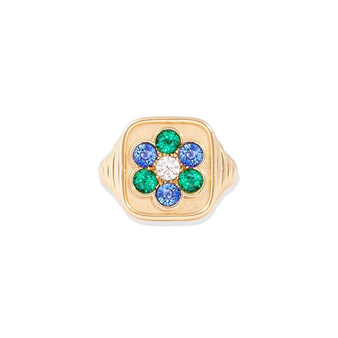 Family Blooms Flower Ring