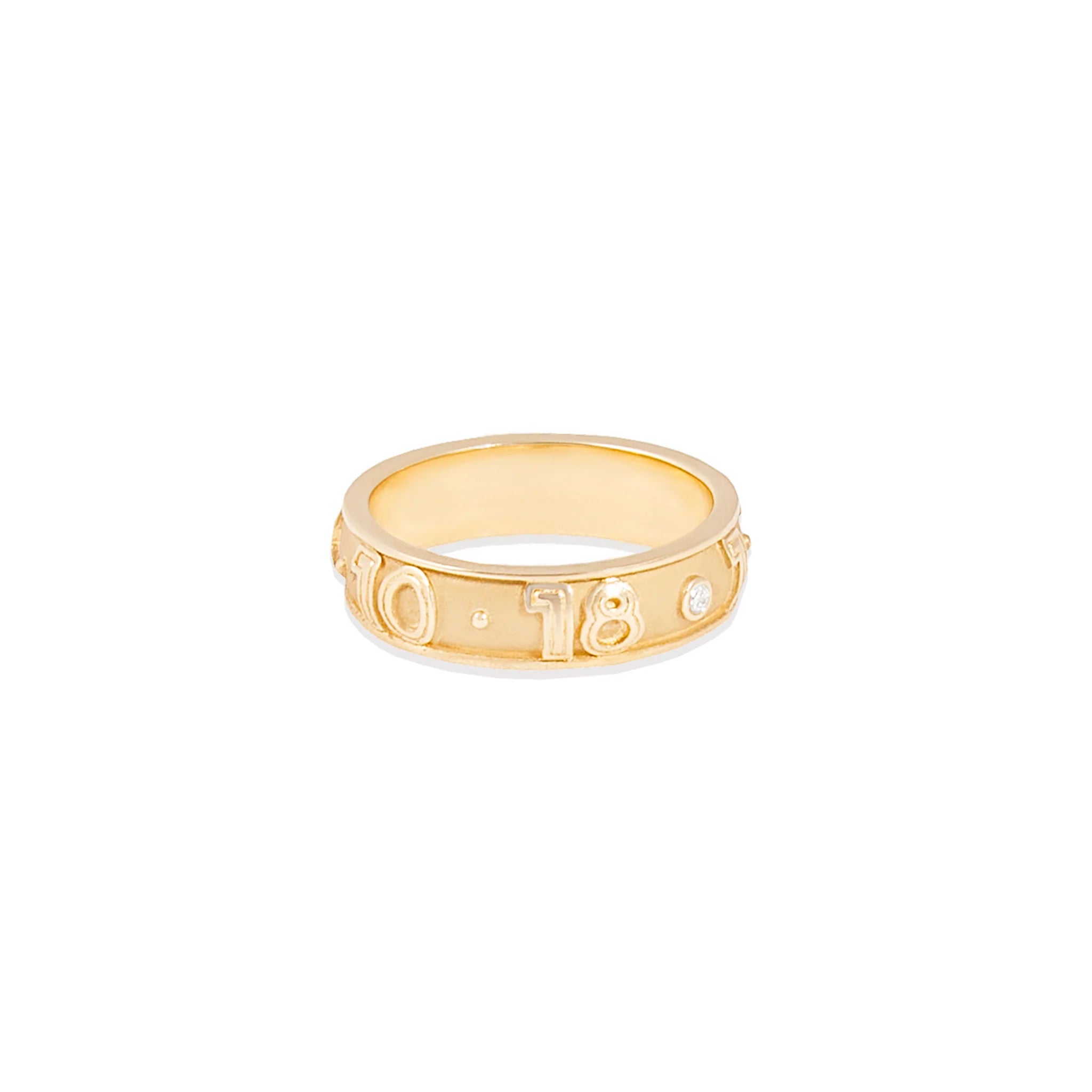 Customizable Family Stacks Date Ring