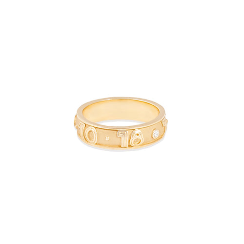 Customizable Family Stacks Date Ring