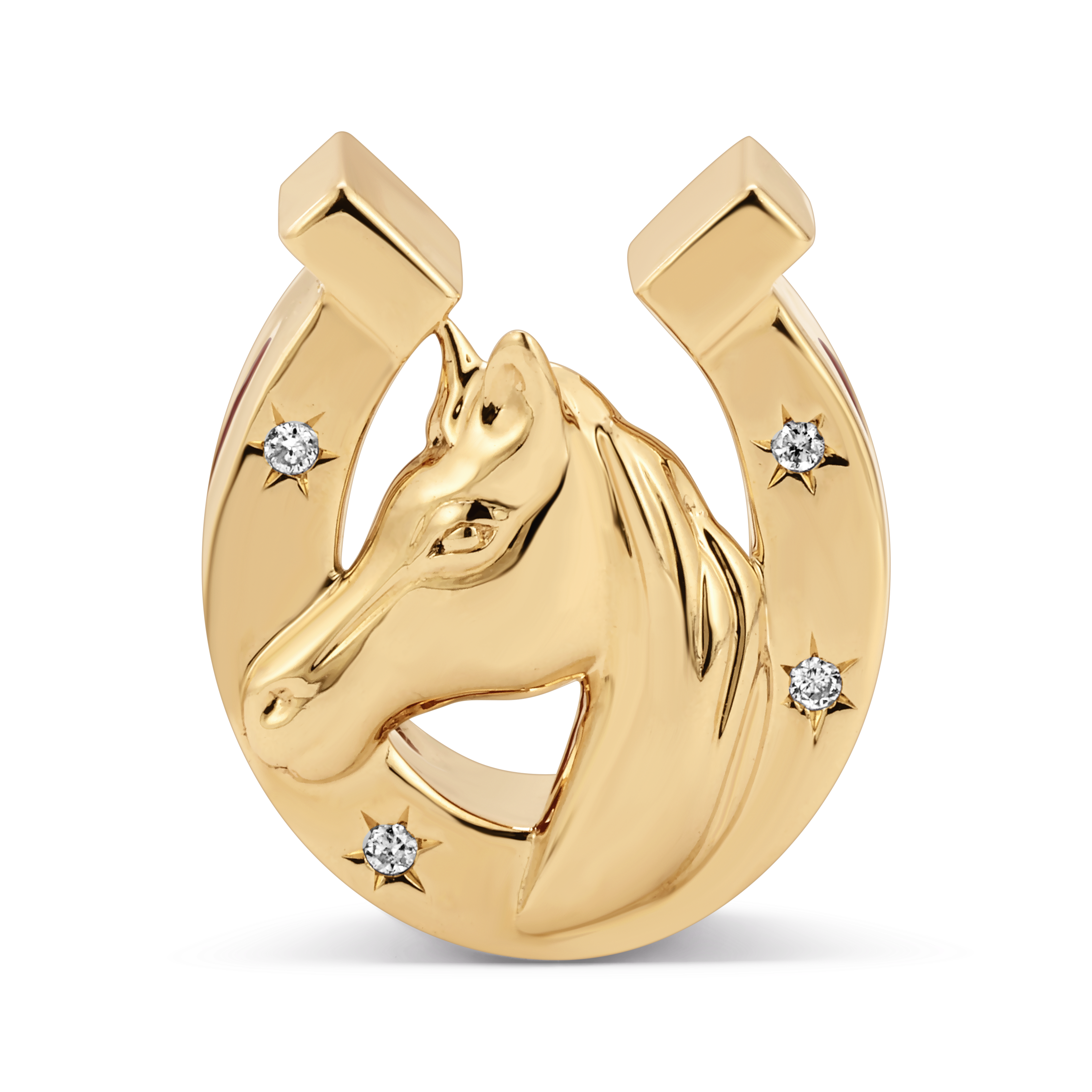 Diamond Horse Head Big Bead