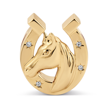 Diamond Horse Head Big Bead