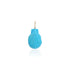Marella Sleeping Beauty Turquoise Shell Charm with Diamond Bail