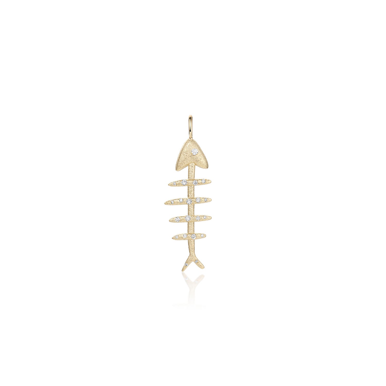 RIley Diamond Fishbone Charm