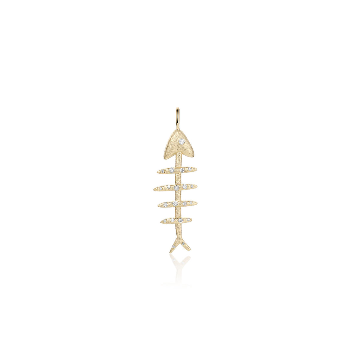 RIley Diamond Fishbone Charm