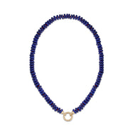 Hand Knotted Lapis Beads with Luster Finish Charm Clip Enhancer